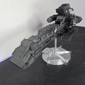 Stargate x303 USS Prometheus Large 19" 3D Model with Stand