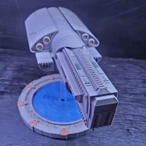 Vanir Cruiser 3D Printed Model | Stargate Atlantis-Inspired Spaceship Collectible | 11.5” Display Model
