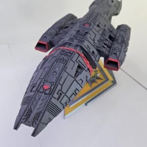 Odin-class battle starship display model –21" custom sci-fi piece with stand - Galactic
