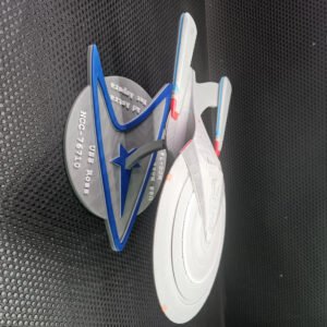 USS Ross Starship Model, 9 Inch Ross Class Ship, Star Trek Picard 3D Printed Sci-Fi Display Collectible